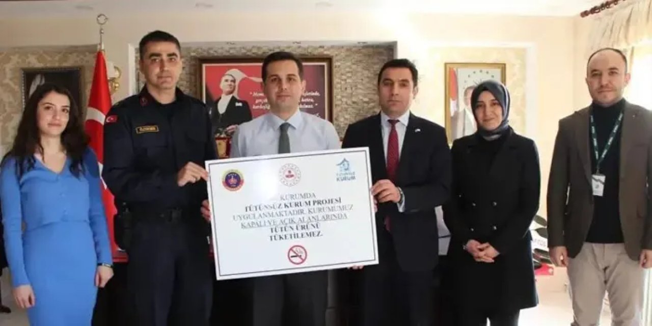 Bayburt'ta 'Tütünsüz Kurum Projesi' uygulanıyor