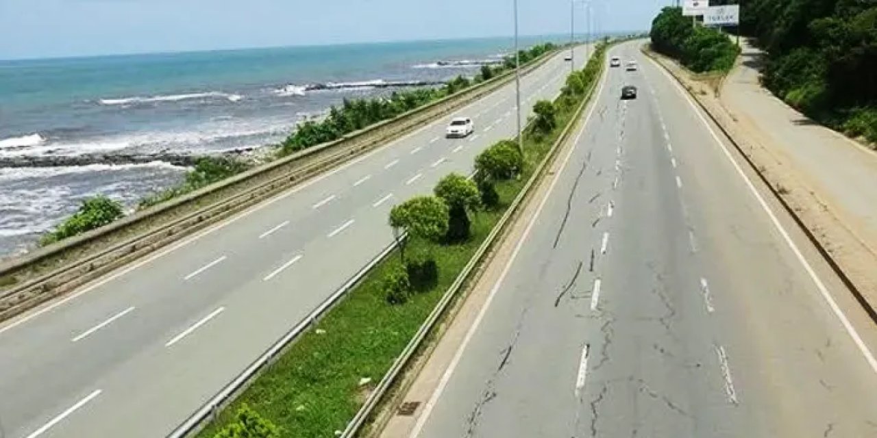 Samsun-Ünye ve Piraziz-Giresun-Tirebolu yolunda çalışma