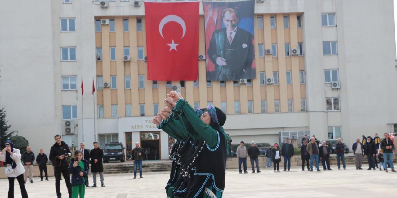 Rize’de  düşman işgalinden kurtuluşunun 106. Yıldönümü kutlaması