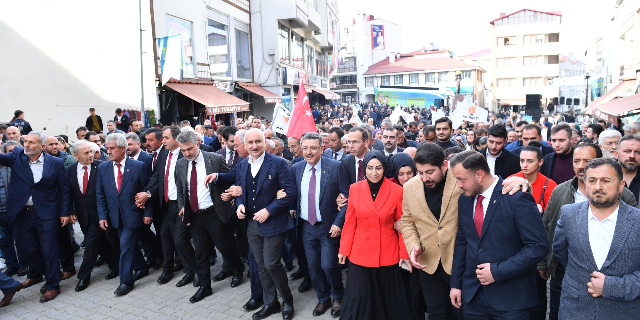 Cumhur İttifakı Tonya'da gövde gösterisi yaptı