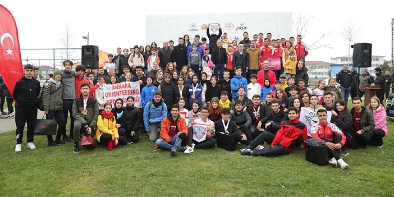 Ordu'da oryantiring yarışları yapıldı