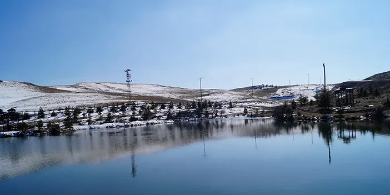 Tokat'ta mart ayında kar yağdı