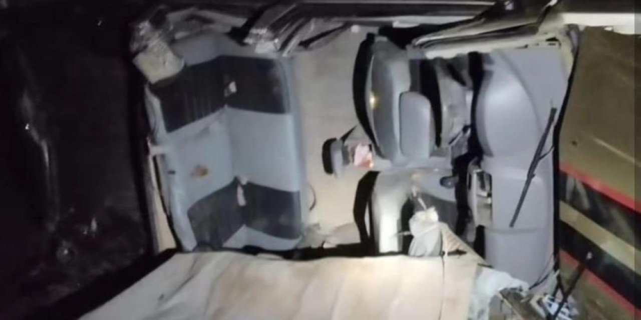 Rize’de kamyonet şarampole yuvarlandı! 6 yaralı