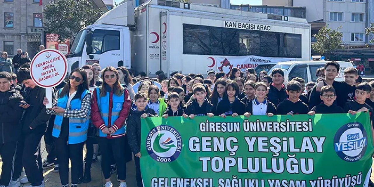 Giresun'da Yeşilay haftası kutlandı