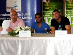 Burak ve Alanzinho panelde