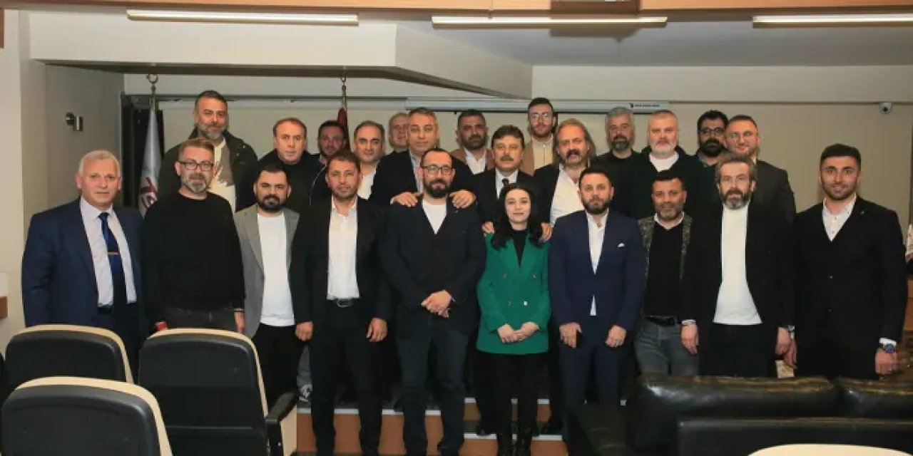 TSGİAD Başkanı Aziz Baş, Ergin Aydın’ı misafir etti