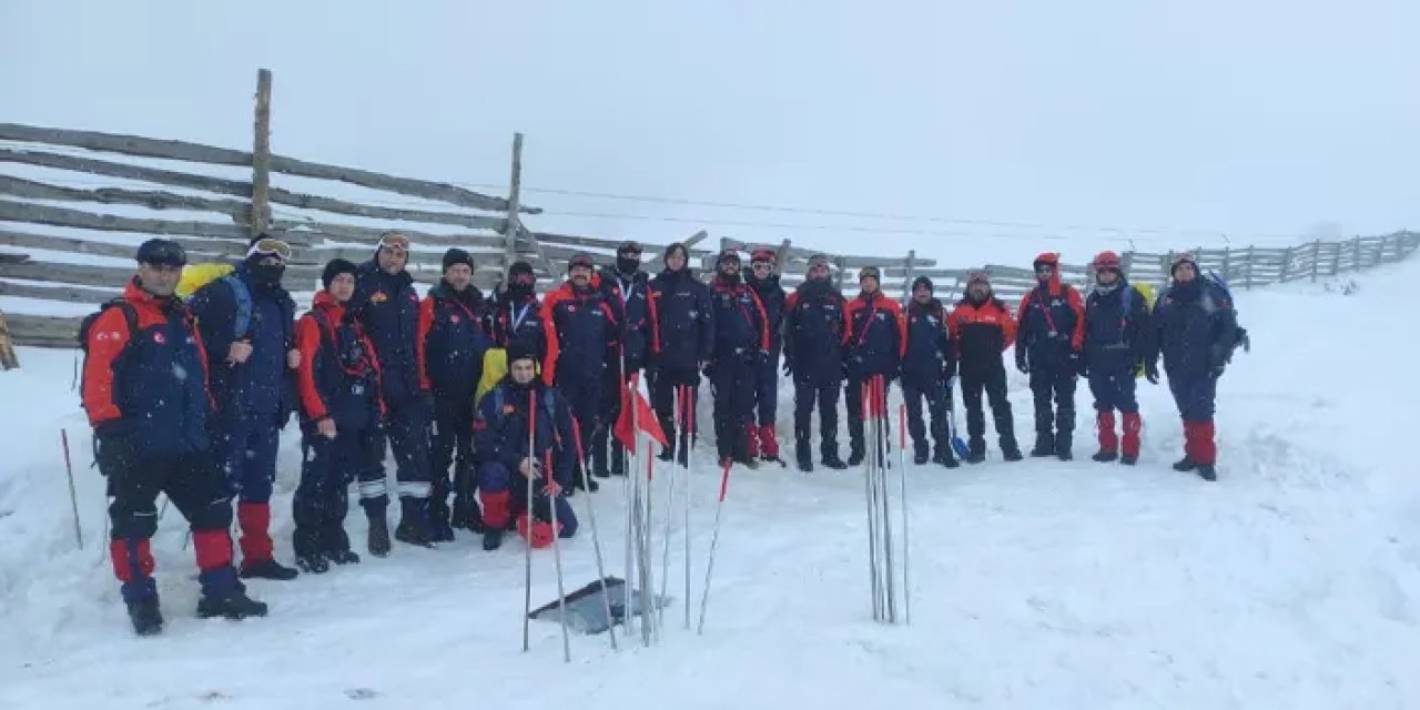 Trabzon'da çığ felaketine hazırlık! İtfaiye ve AFAD'dan ortak tatbikat