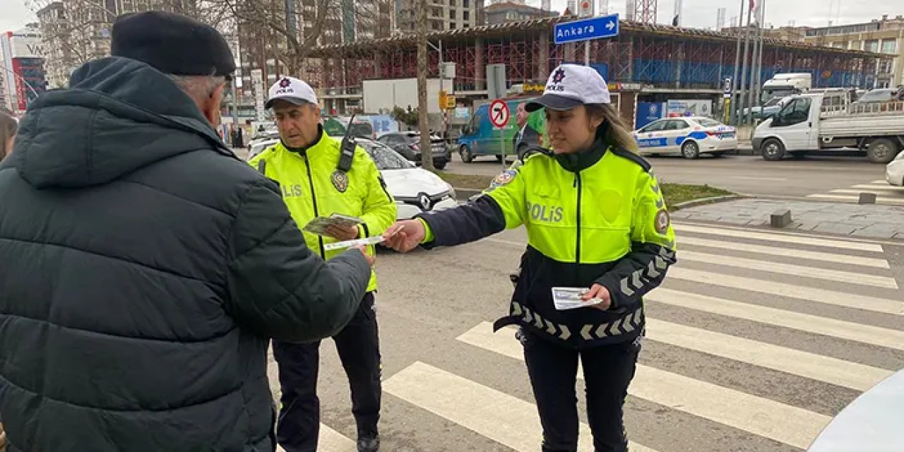 Samsun'da trafik kuralları ile ilgili bilgilendirmeler yapıldı