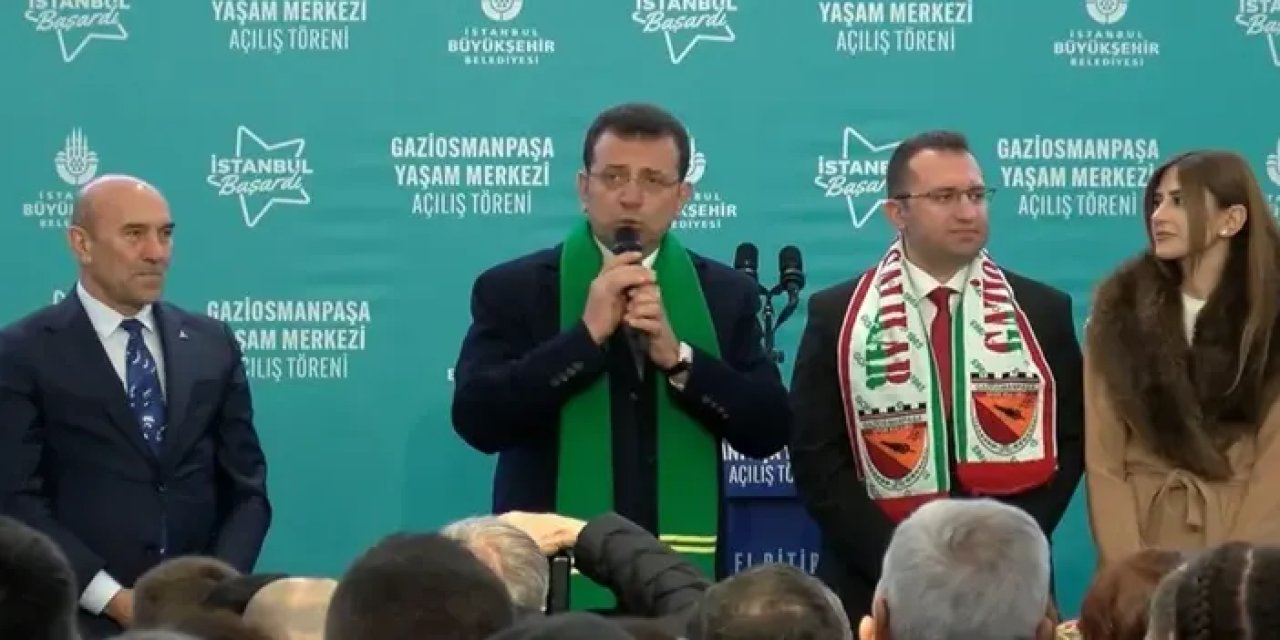 İmamoğlu: Tunç Soyer benimle birlikte İstanbul'da çalışacak