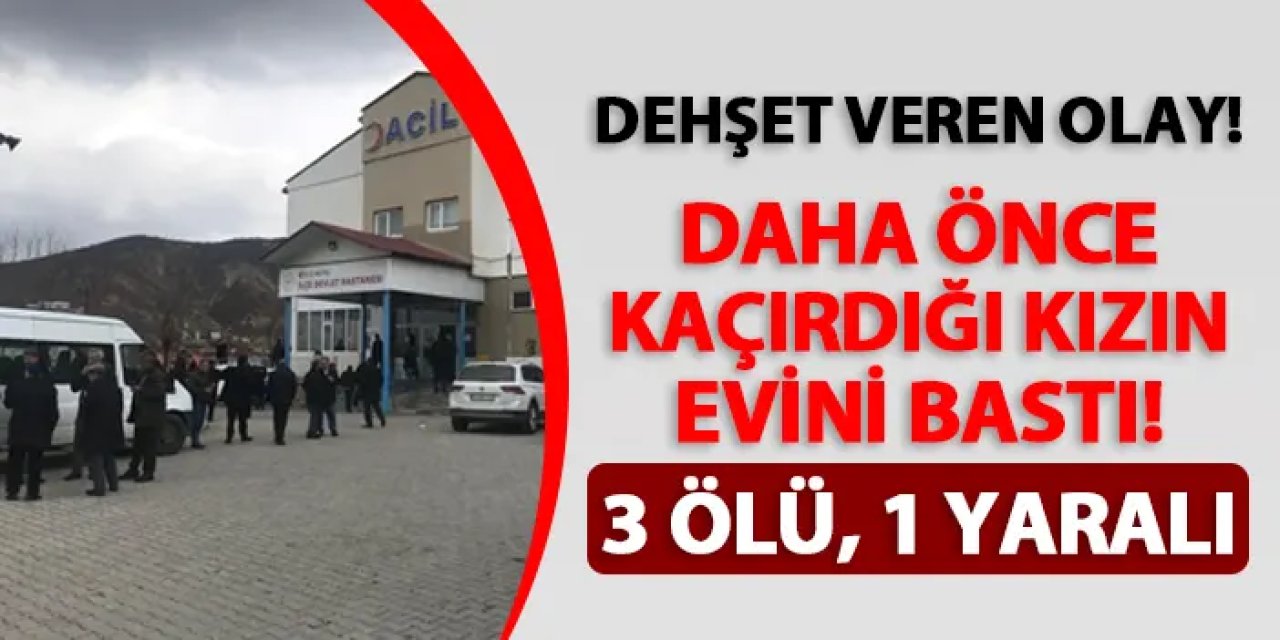 Dehşet veren olay! Uzun namlulu silahla bir aileyi katletti: 3 ölü, 1 yaralı