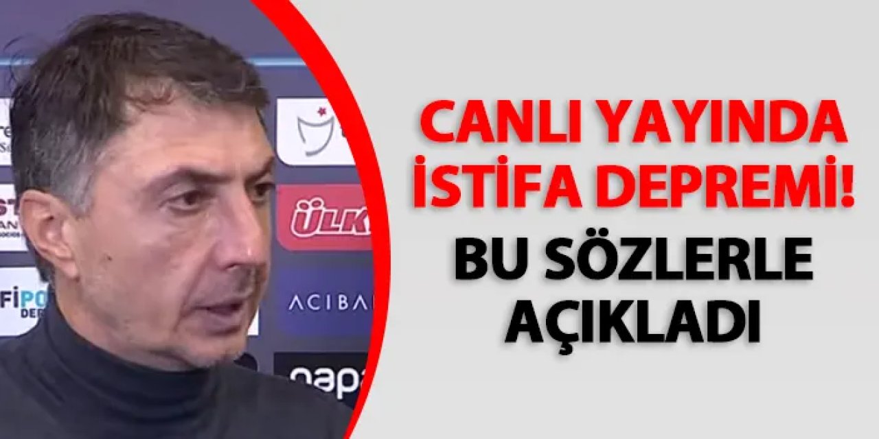 Karagümrük'te Trabzonspor maçı sonrası şok! Bu sözlerle istifa etti