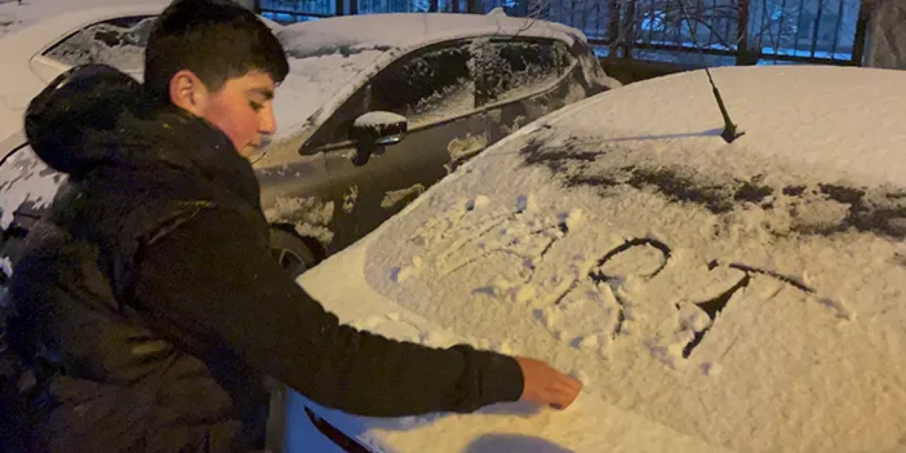 Bitlis'te kar yağışı etkili oldu