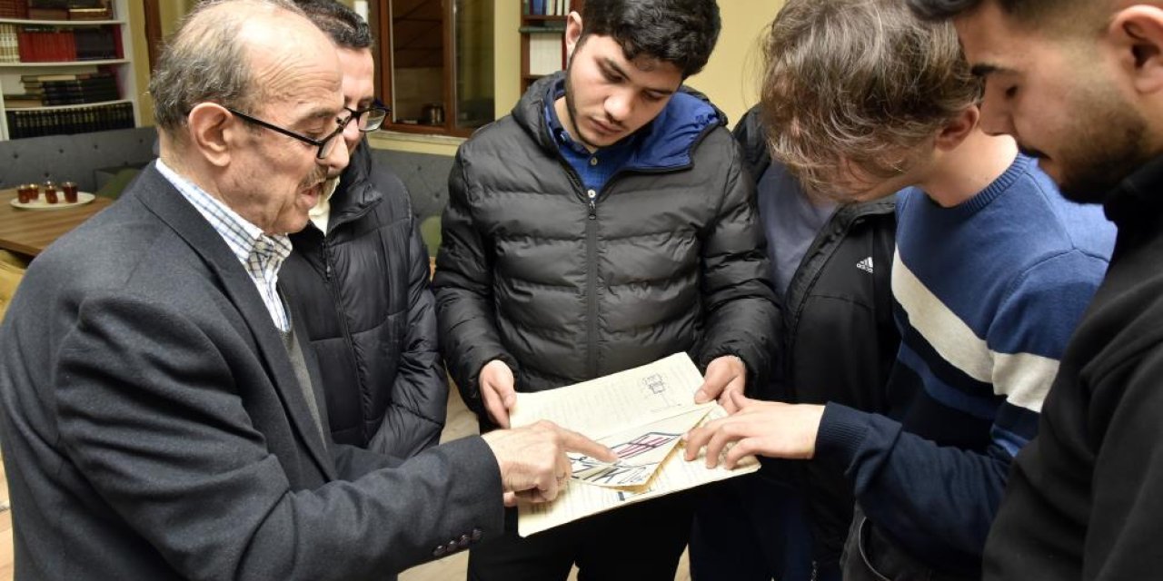 Gümüşhane'de yokluk yıllarının hatırası öğrencileri şaşırttı