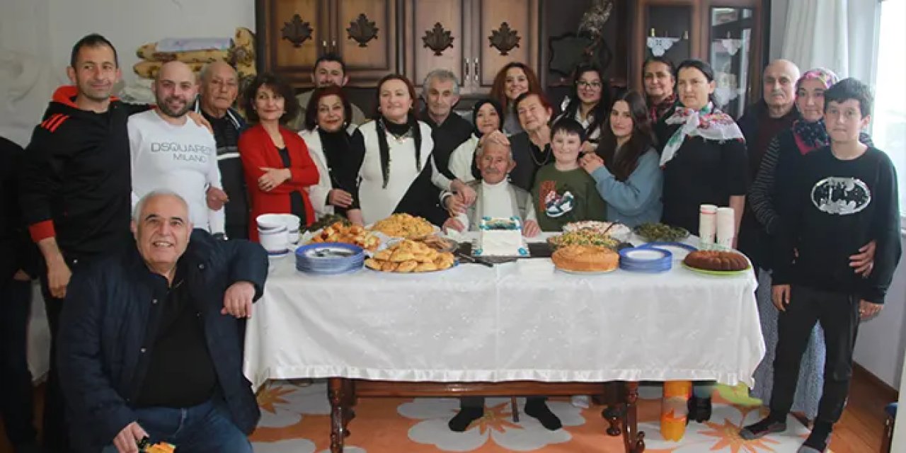 Ordu'da 100. yaşına girdi! 4 çocuğu ve 29 torunu var