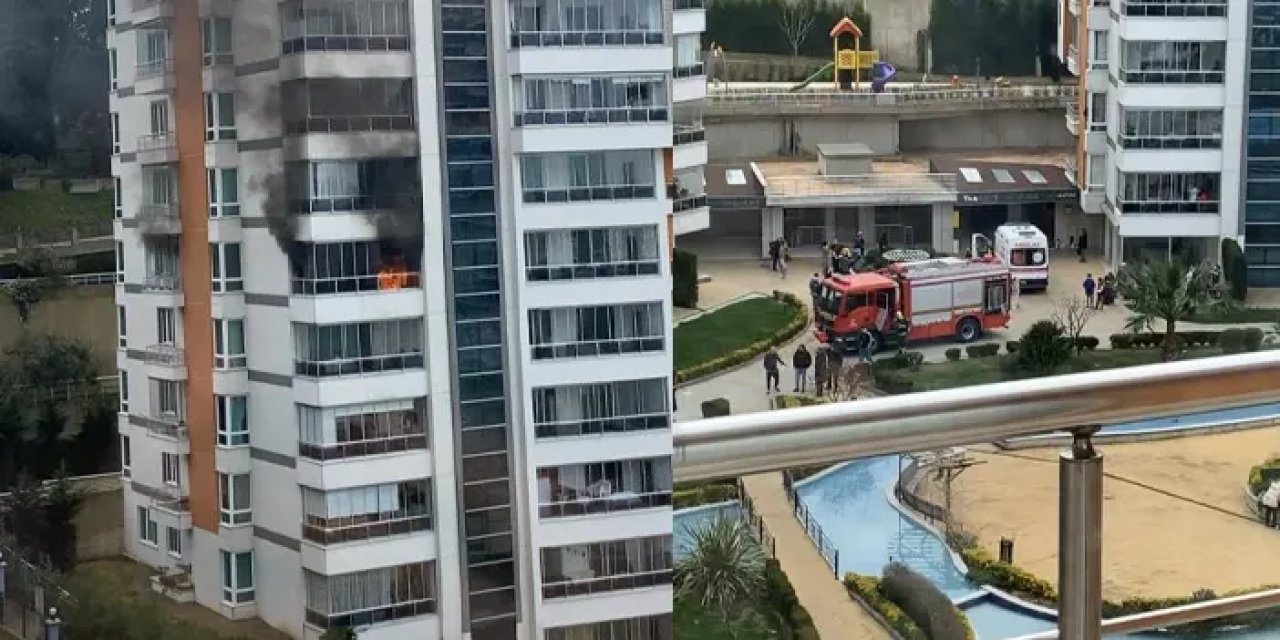 Ordu'da faciadan dönüldü! Bir anda alevler içinde kaldı