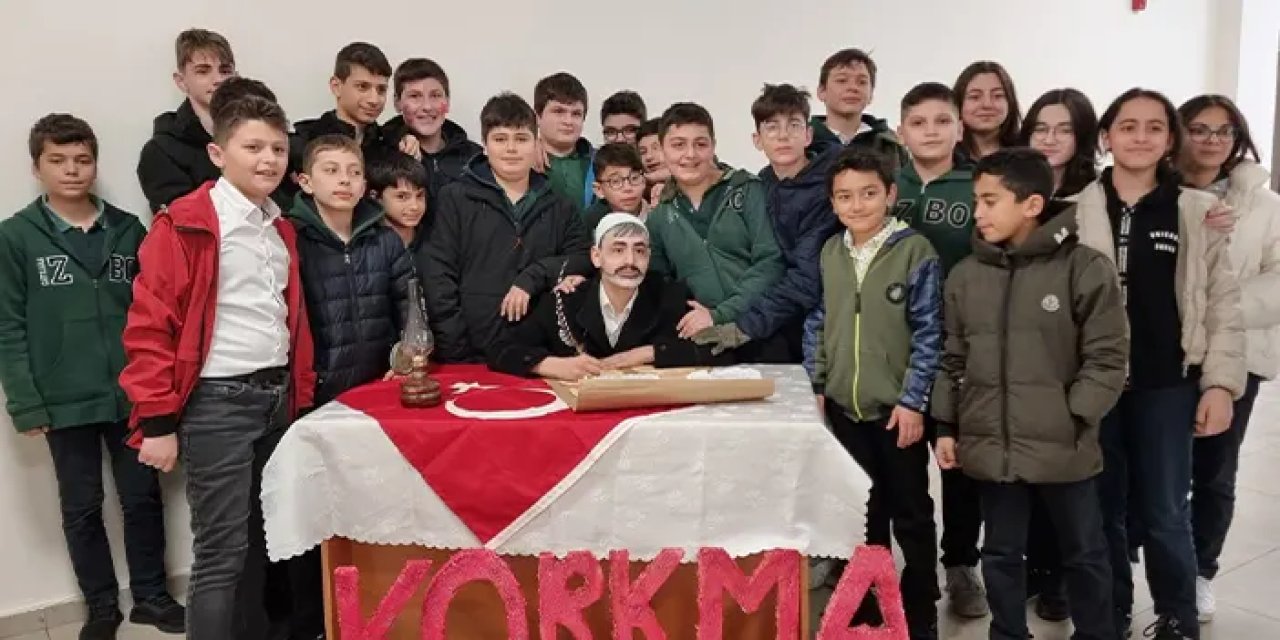 Çaykara'da İstiklal Marşı'nın kabulünün 103. yılı kutlandı