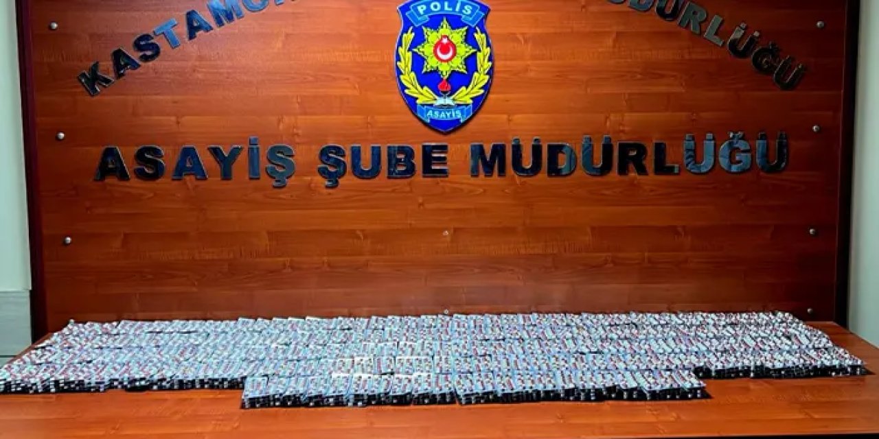 Kastamonu'da 11 bin 87 uyuşturucu hapla yakalandı!