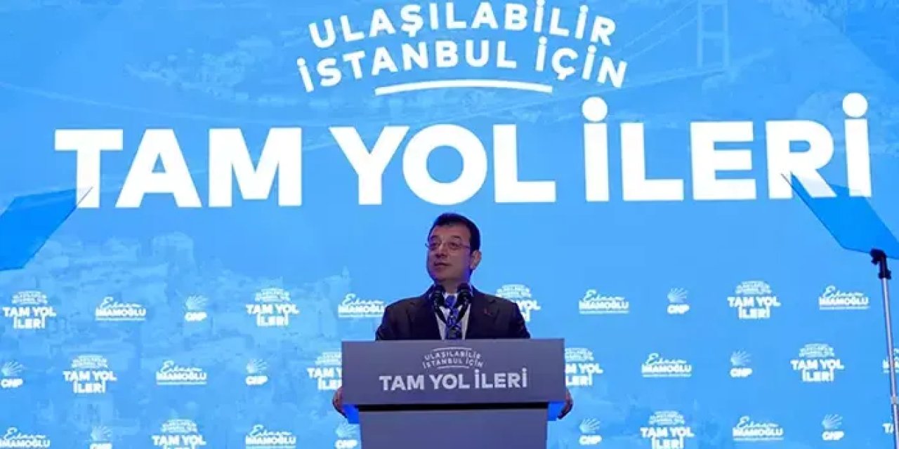 Ekrem İmamoğlu: "Bu da bakanlığa kapak olsun"