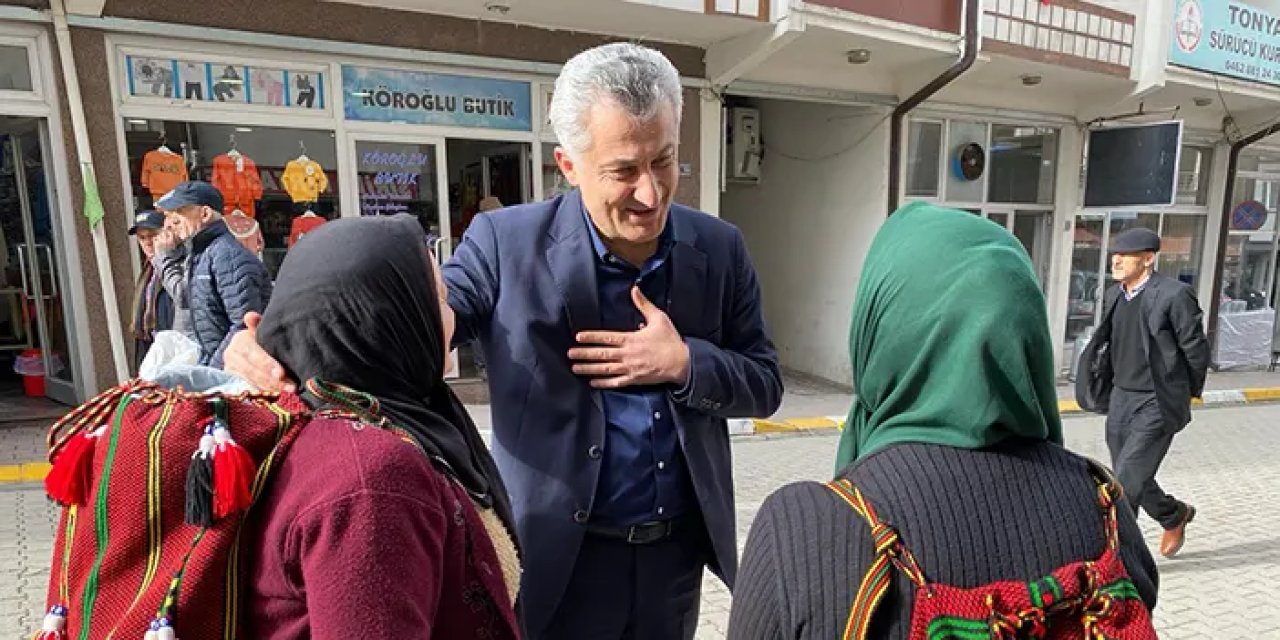 Trabzon'da Tonya Bağımsız Belediye Başkanı Adayı Veysel Kurt; ''Sevdam halkımız ve Tonya'dır''