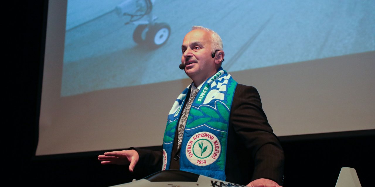 TUSAŞ Genel Müdürü Temel Kotil Rize'de