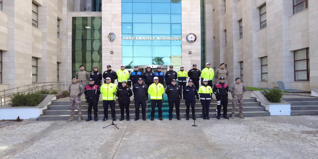 Ordu'da polisten zaferin 109’uncu yılına özel klip