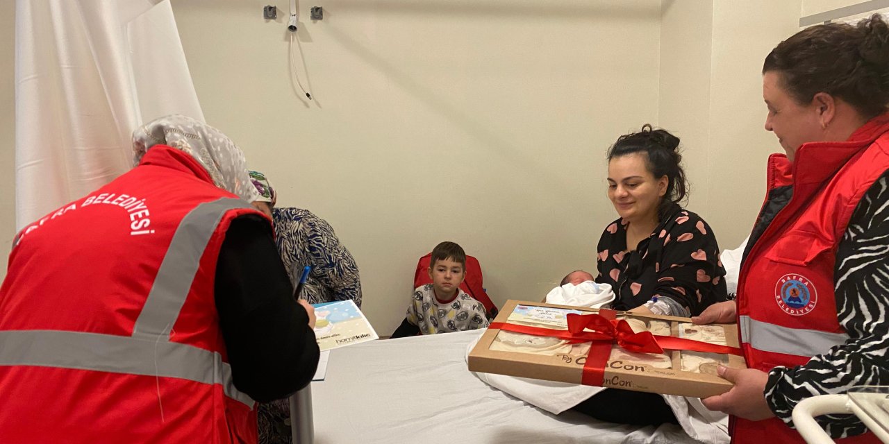Samsun'da "Hoş Geldin Bebek" projesi destek olmaya devam ediyor