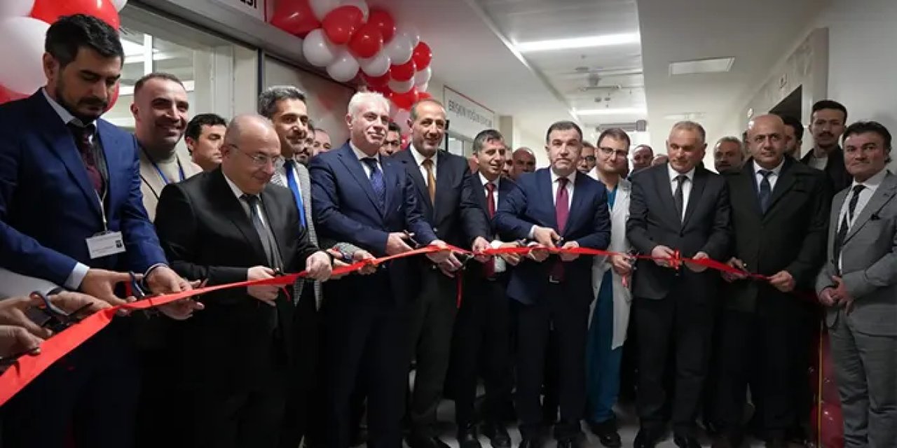 Bayburt Devlet Hastanesi'nde bir ünite daha hizmete açıldı