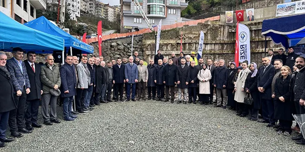 Rize'de 'Kültür Çarşısı Projesi'nin temeli atıldı