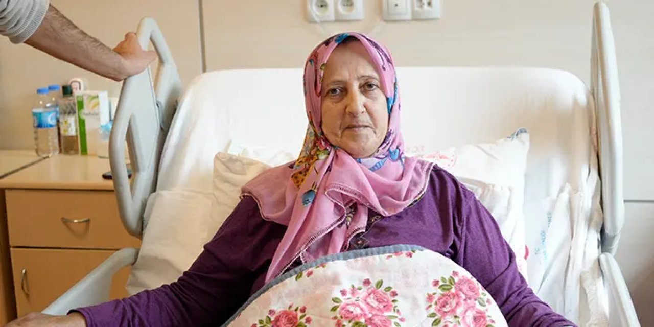 Gümüşhane'de 30 yıl sonra bel fıtığından kurtuldu