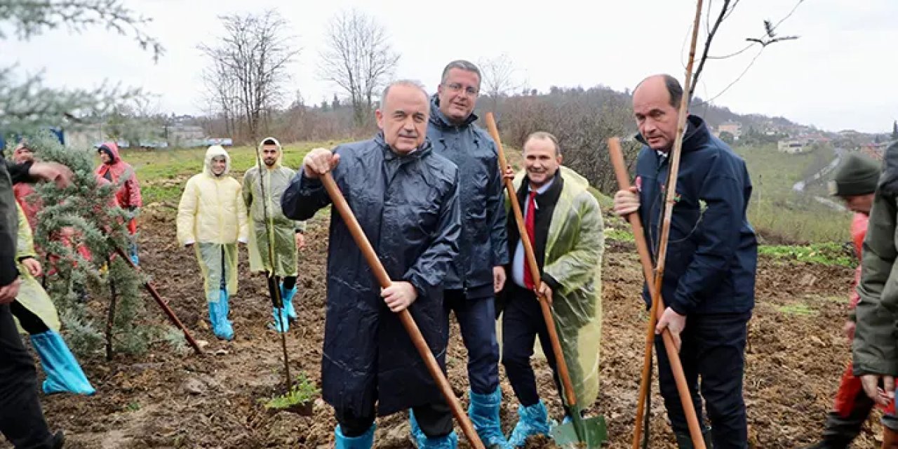 Ordu'da Dünya Ormancılık Günü kapsamında fidan dikimi yapıldı