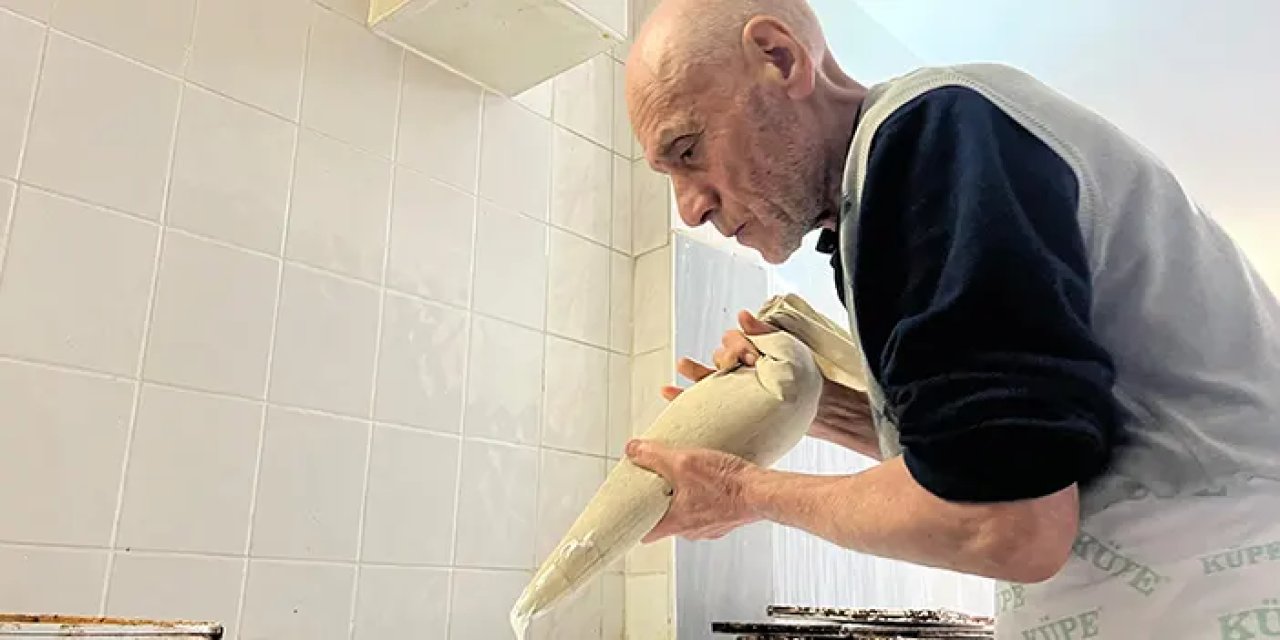 Trabzon'un son kaymaklı ustası 67 yıldır bu işi yapıyor