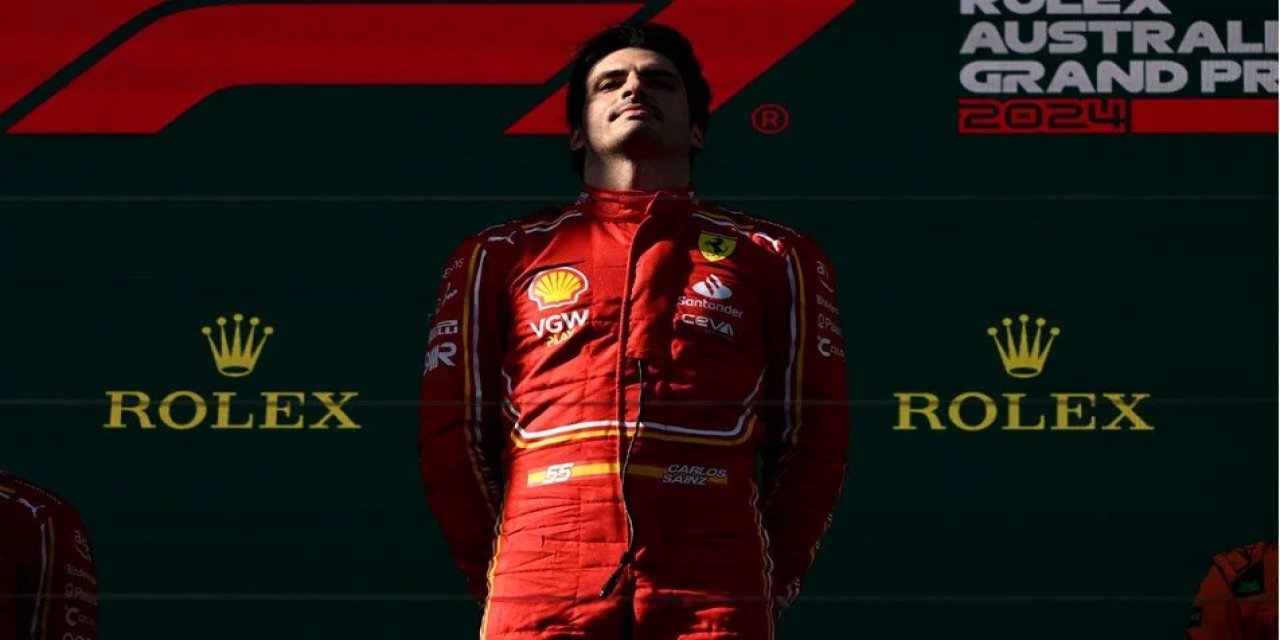 F1'de Avustralya Grand Prix'sini Carlos Sainz kazandı