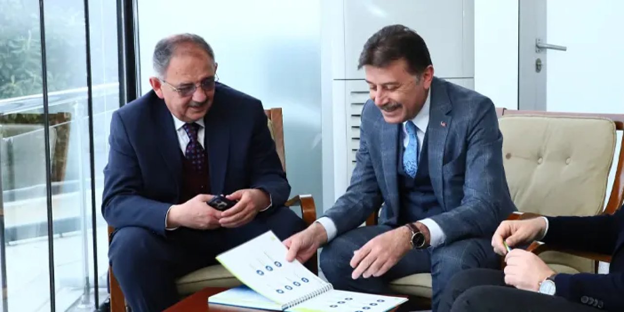 Bakan Özhaseki'den Ergin Aydın'a büyük destek!