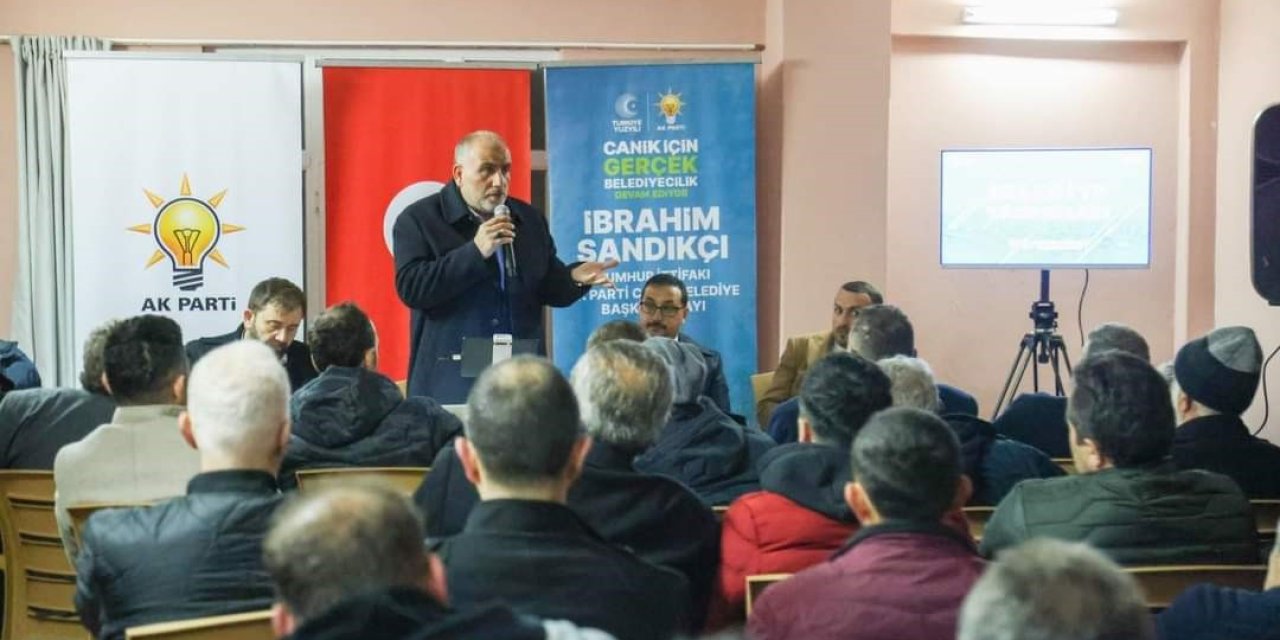 Samsun'da başkan Sandıkçı “Canik'e vizyon projelerle değer kattık”