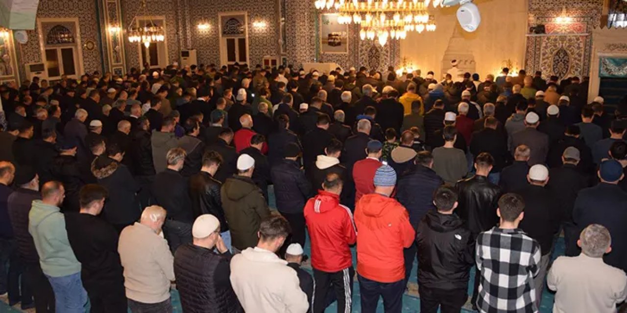 Giresun'da "Enderun usulü" teravih namazına yoğun ilgi