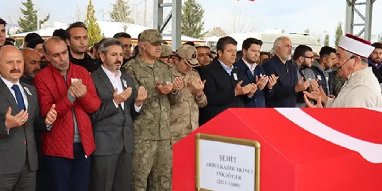Şehit Sözleşmeli Er Abdulkadir Akıncı son yolculuğuna uğurlandı