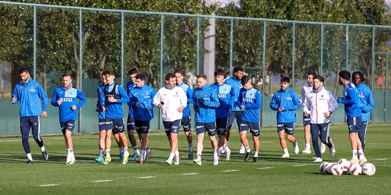 Trabzonspor, Konyaspor deplasmanının hazırlıklarını yoğun tempoyla sürdürüyor