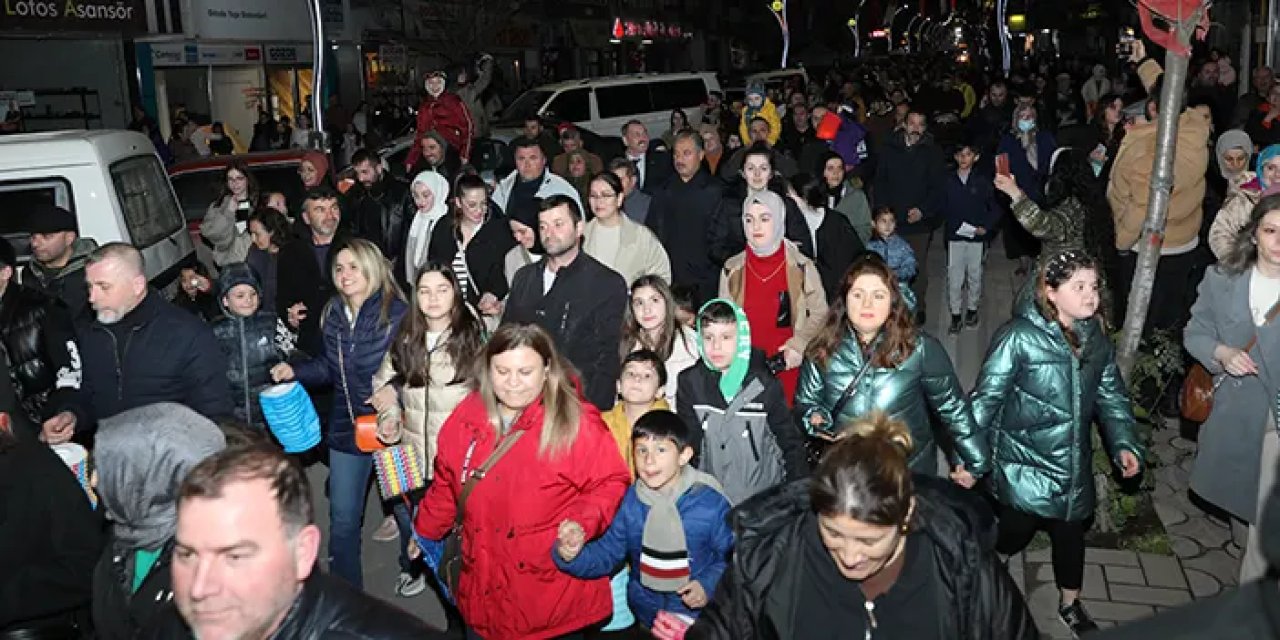Samsun'da 'Sele Sepet Top Kandil' geleneği devam etti
