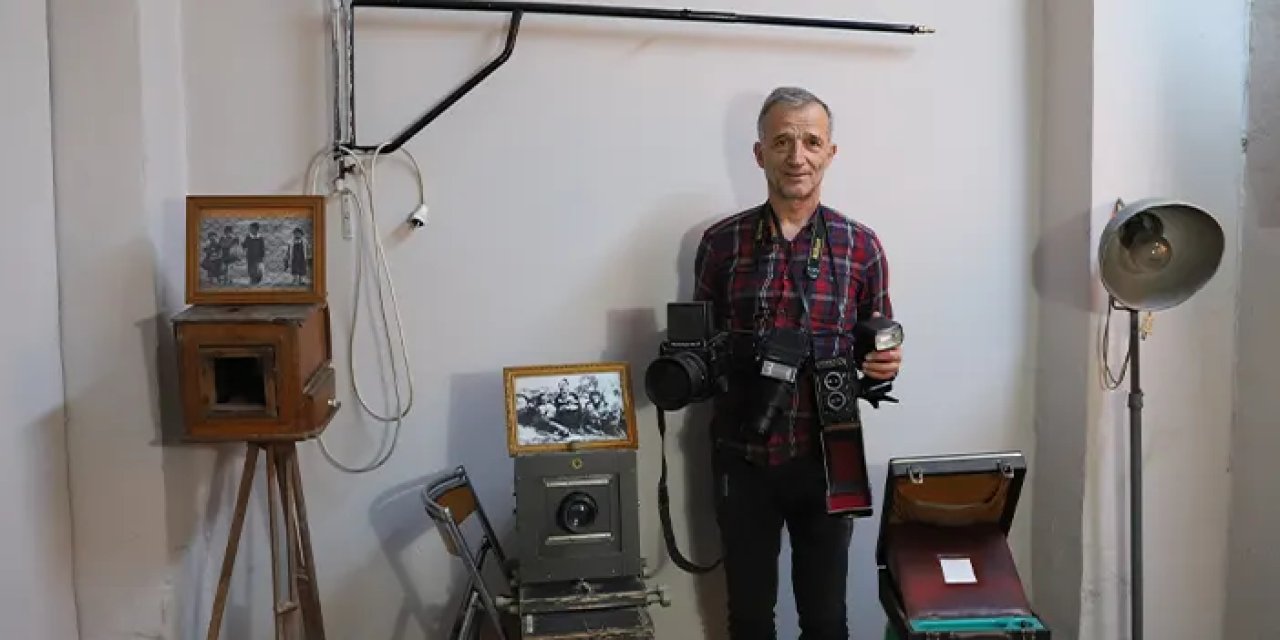 Trabzon'da baba yadigarı makinelere gözü gibi bakıyor