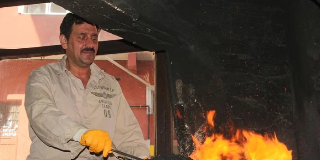 Ordu'da 1500 dereceye ulaşan ateş başında oruç tutuyor