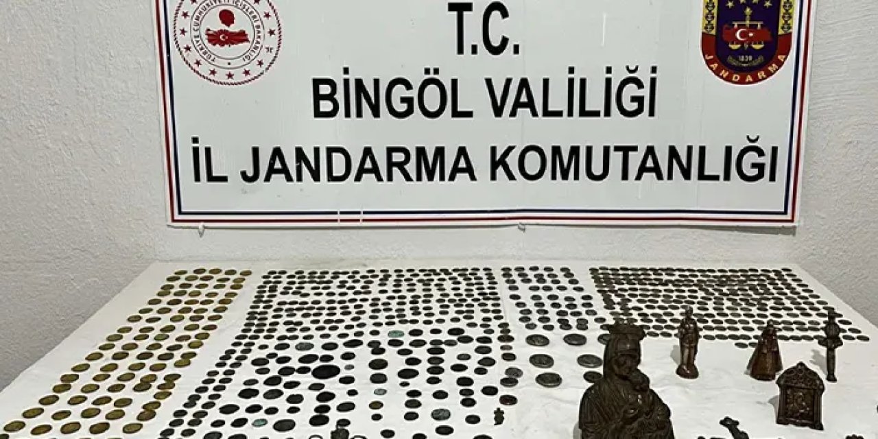 Bingöl'de 717 sikke ele geçirildi!