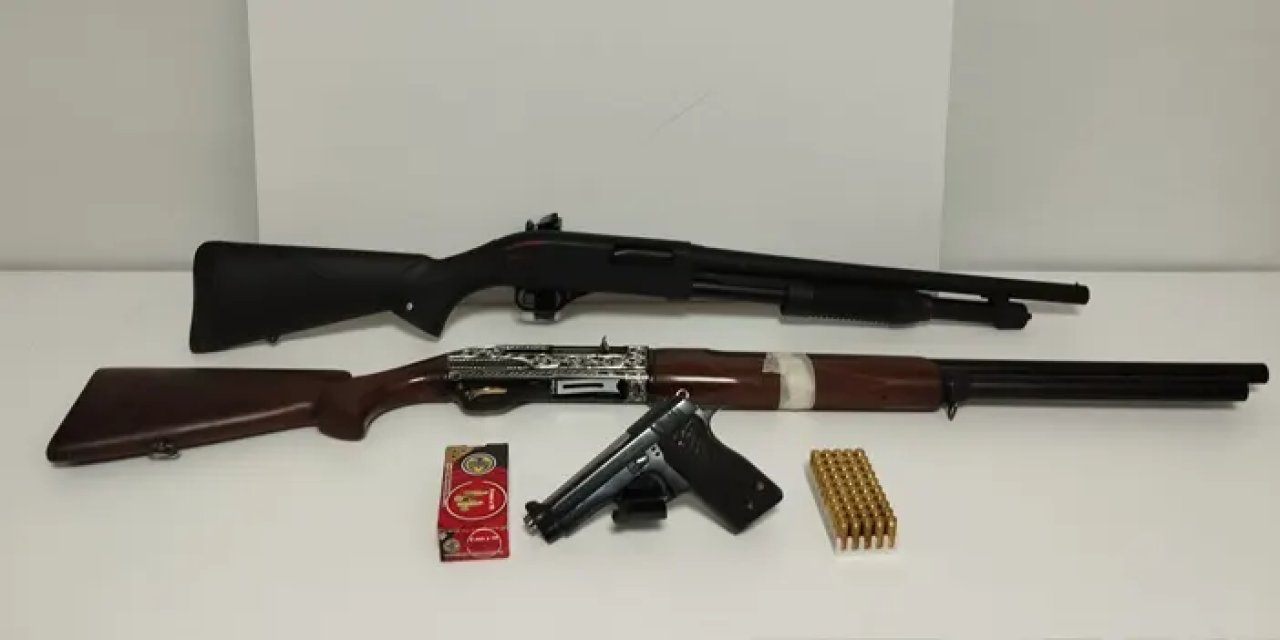 Samsun'da evinde silah bulunan zanlı gözaltında