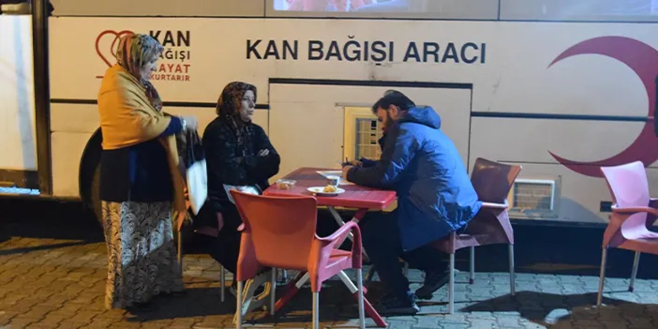 Giresun'da kan bağışı kampanyası