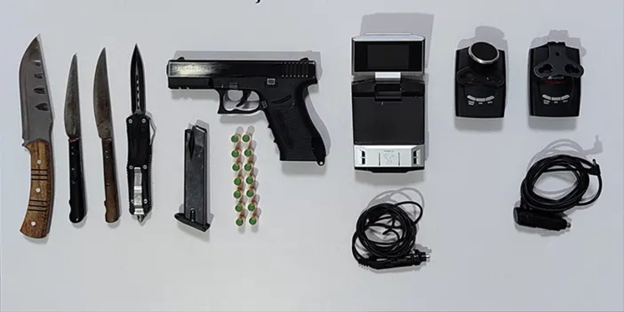 Samsun'da şok asayiş ve NARVAS uygulaması! Radar cihazı ve bıçak ele geçirildi