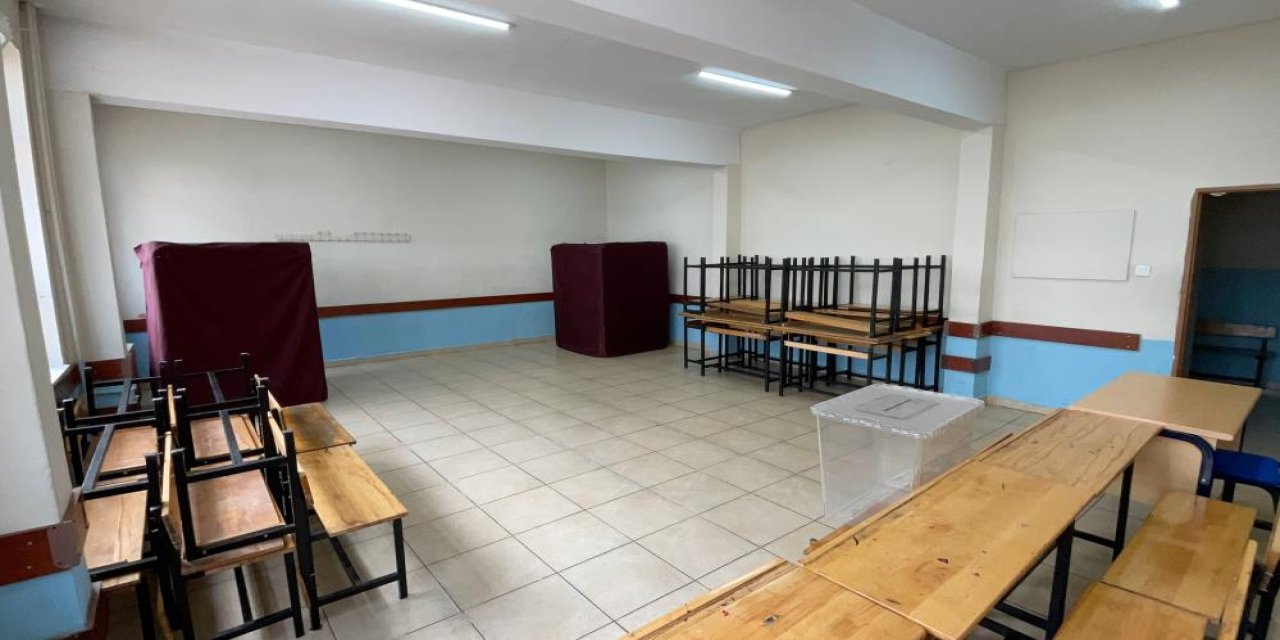 Rize’de okullar yerel seçime hazır! 109 bin 478 seçmen oy kullanacak