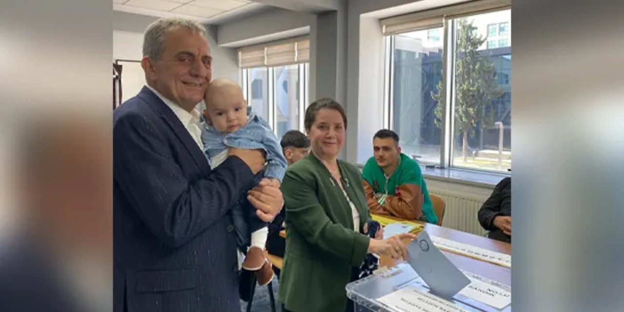 Yomra Belediye Başkan Adayı İbrahim Sağıroğlu oyunu kullandı