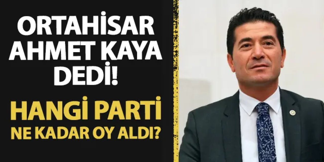 Trabzon Ortahisar Seçim sonuçları 2024! Trabzon Ortahisar’da kim kazandı?