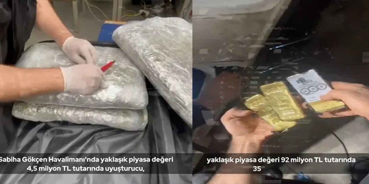 Gümrük kapılarında 100 milyon liralık kaçak eşya ve uyuşturucu ele geçirildi