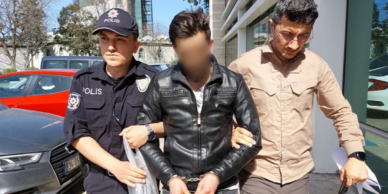 Samsun'da gitar ve cep telefonu gasbından tutuklandı
