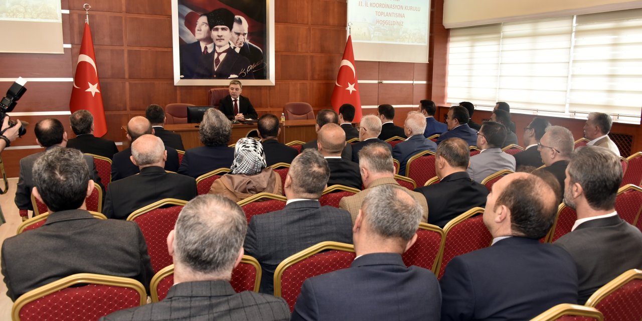 Gümüşhane’de İl Koordinasyon Kurulu Toplantısı